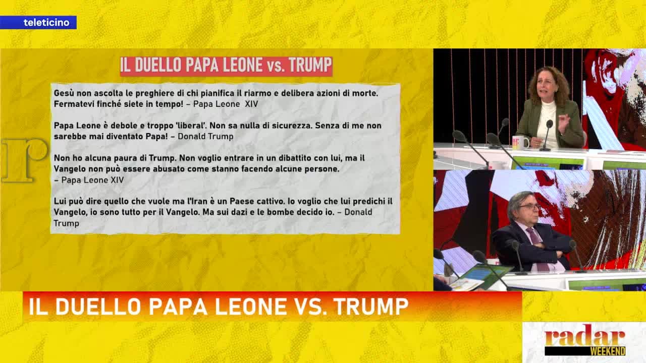 Radar del 18 aprile 2026 - IL DUELLO PAPA LEONE VS. TRUMP