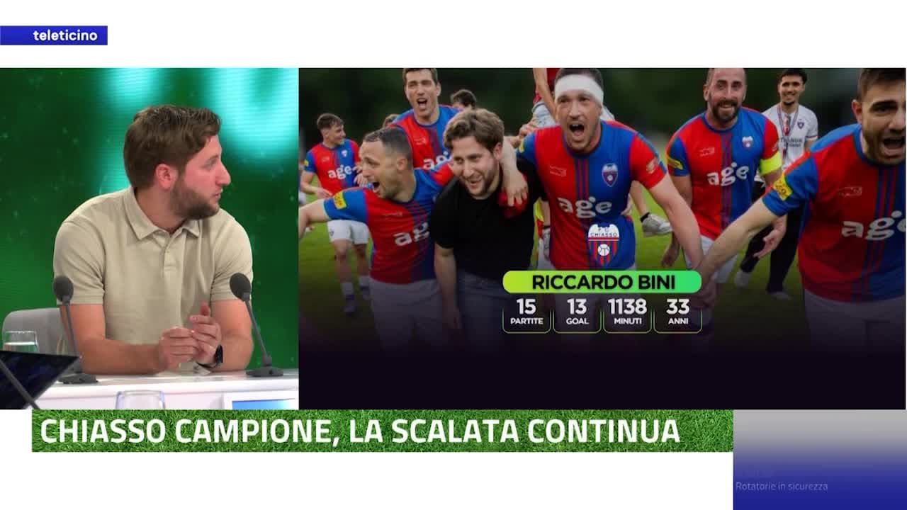 Fótball del 26 maggio 2026 - CHIASSO CAMPIONE, LA SCALATA CONTINUA