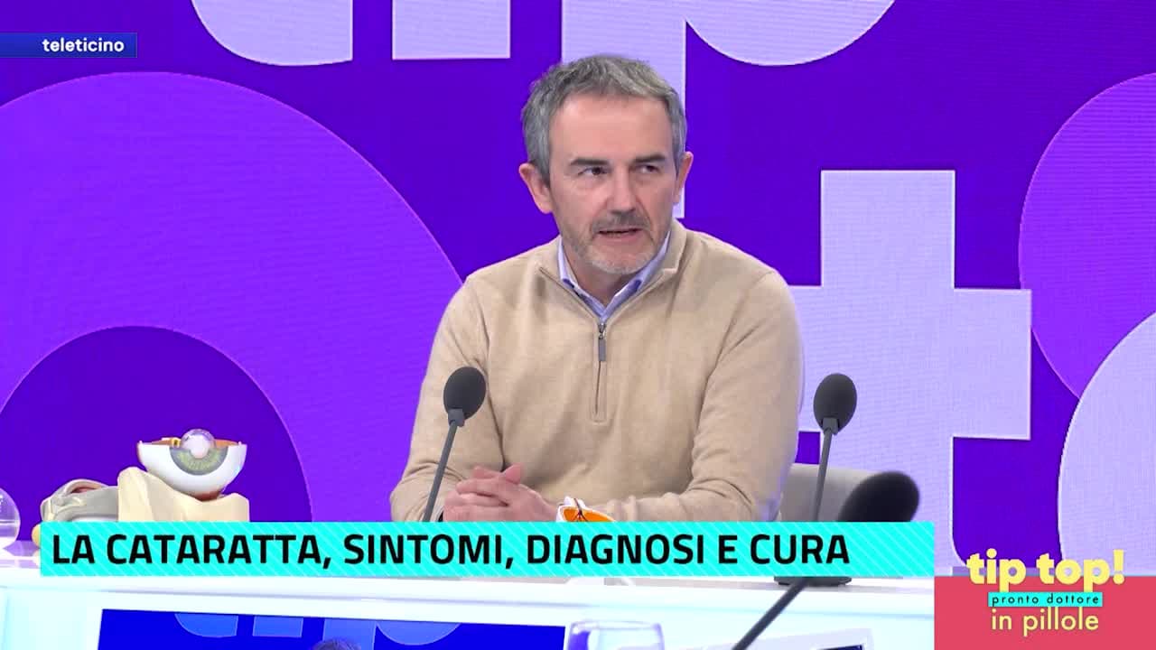 Tip Top Pronto Dottore in pillole del 28 gennaio - LA CATARATTA, SINTOMI, DIAGNOSI E CURA