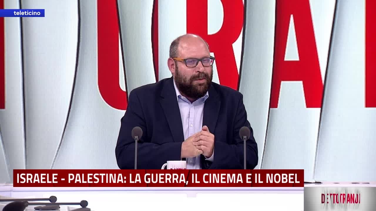 Detto tra noi del 20 ottobre 2026 - ISRAELE - PALESTINA: LA GUERRA, IL CINEMA E IL NOBEL
